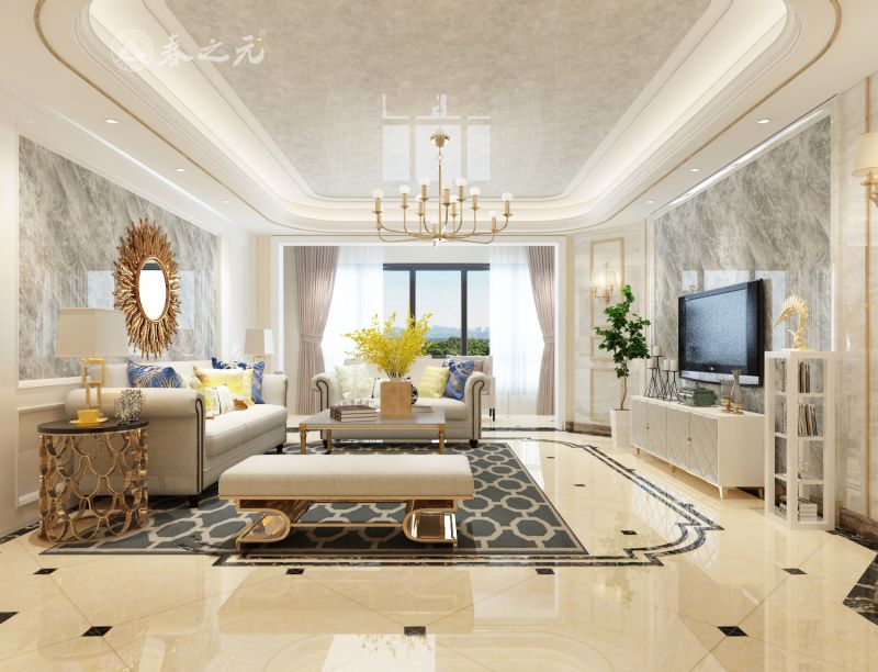 玉石流沙效果圖