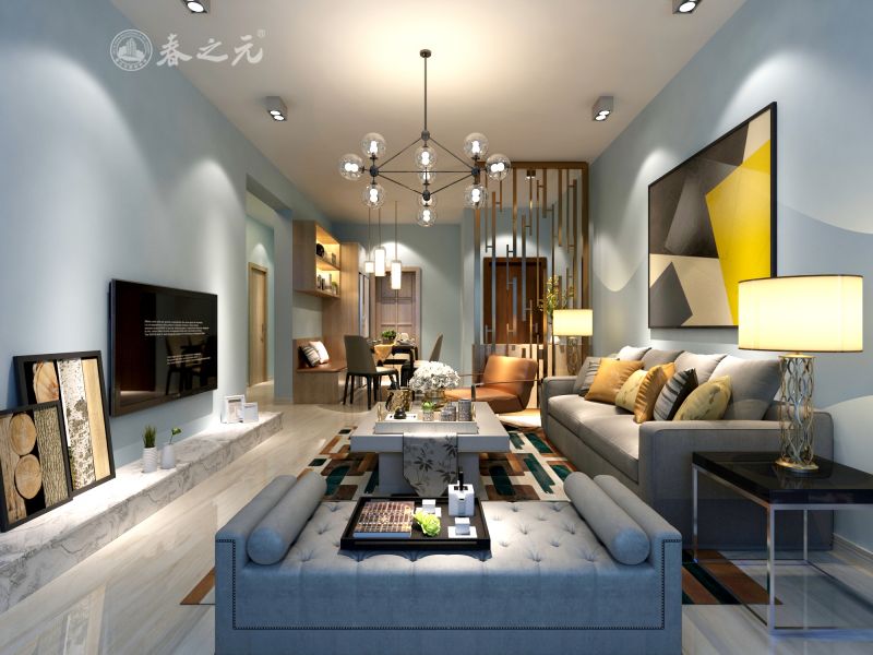 水性硅藻泥-藍效果圖